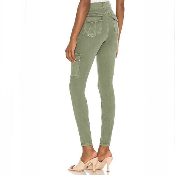 Spanx NWT Stretch Twill Ankle Cargo Pant 20311R Green Size S (46) - Picture 2 of 8